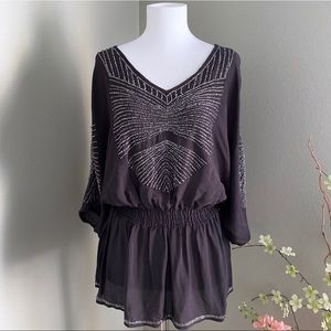 New! Romeo & Juliet Couture Beaded Tunic